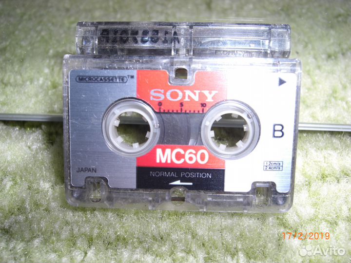 Миникассета Sony MC 60