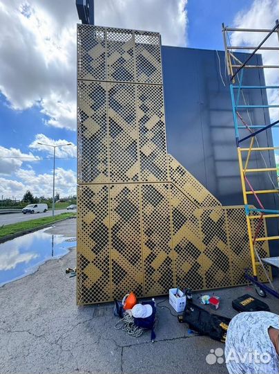 Плоские фасадные кассеты/ металлокассеты