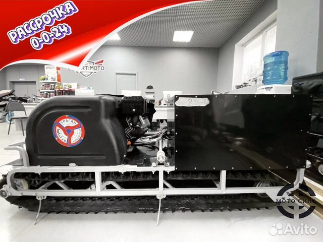 Мотобуксировщик Ураган Тайга 2000мм реверс Буран