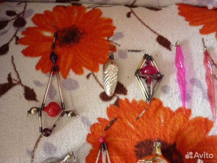 Елочные игрушки, фигурки, СССР