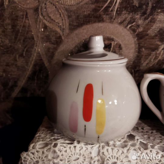 Сахарница фарфор СССР