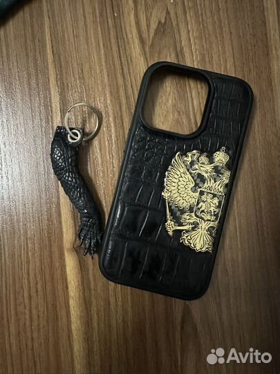 Кожаный Чехол на iPhone 14 pro