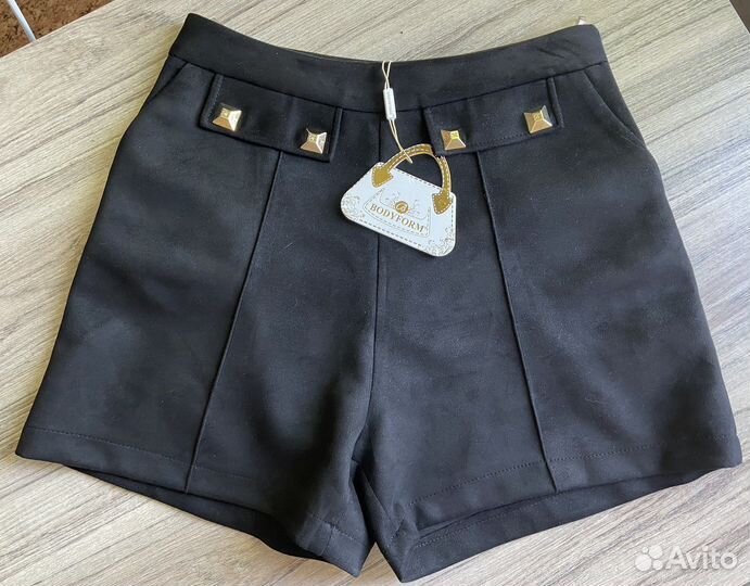 Шорты черные женские