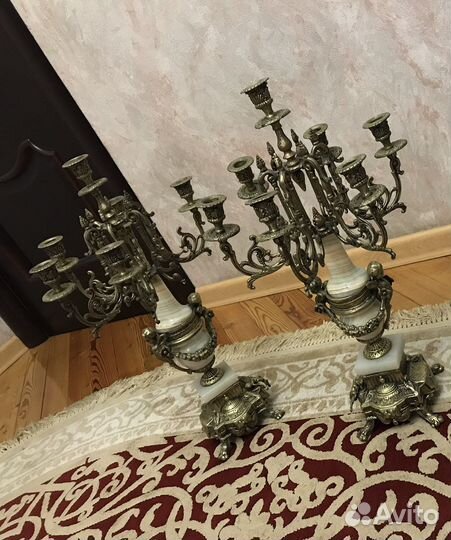 Бронзовый подсвечник