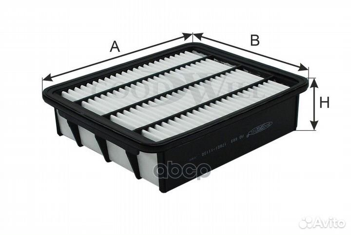 Фильтр воздушный AG689 Goodwill