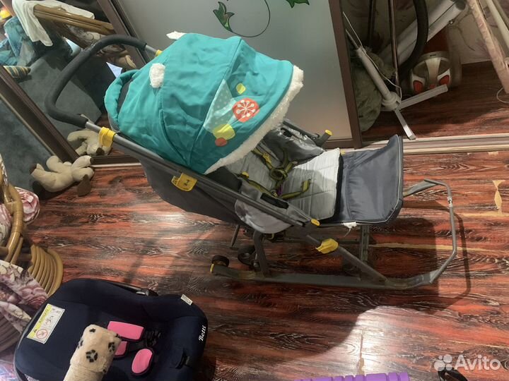 Коляска санки