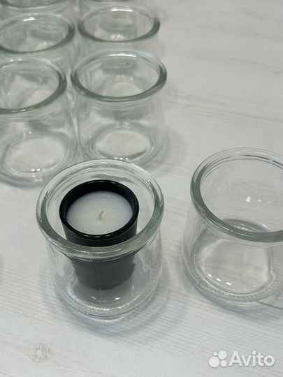 Стеклянные баночки коломенское для свечей/декора