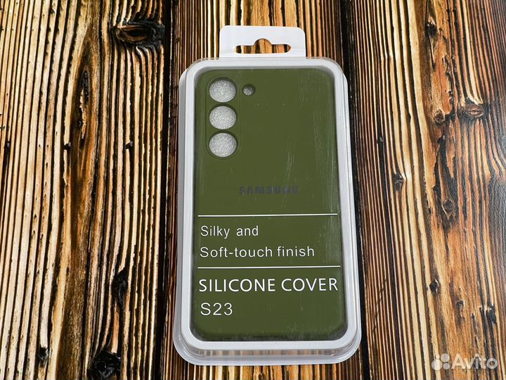 Чехол накладка для Samsung Galaxy S23 Хаки