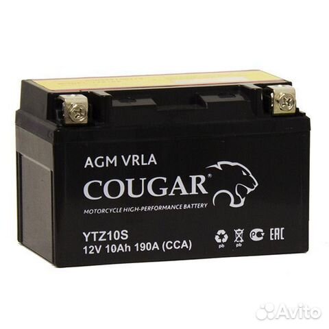 Аккумулятор Cougar ytz10s 10 Ач
