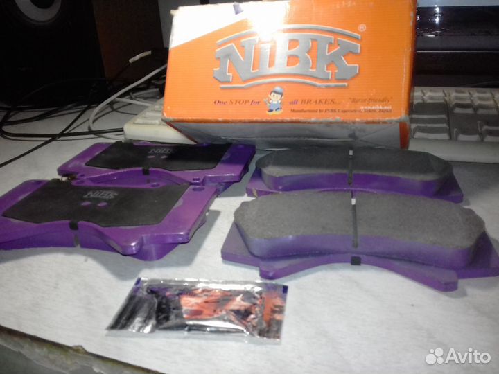 Дисковые тормозные колодки передние nibk PN1541