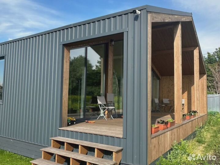 Готовый каркасный модульный дом под ключ