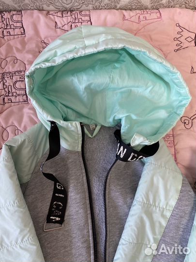 Кофта 3в1 с жилеткой для девочки