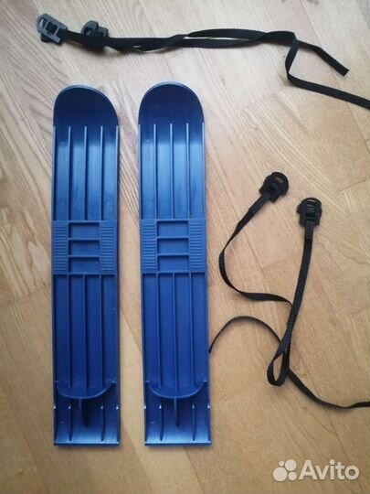 Мини лыжи детские пластиковые
