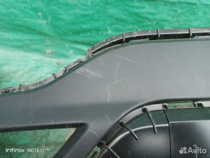 Юбка заднего бампера Kia Rio X-Line 2017+