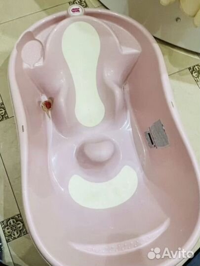 Ванночка для купания с термометром