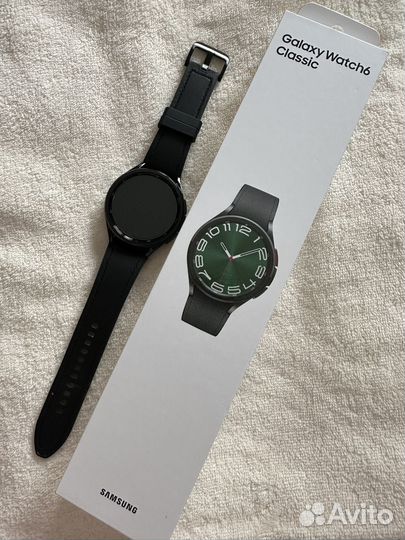 Часы samsung galaxy watch 6 classic 47 mm черные