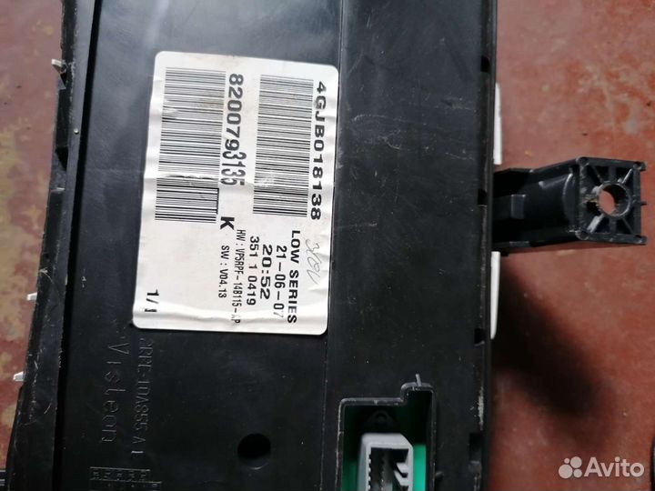 Панель приборов рено меган 2