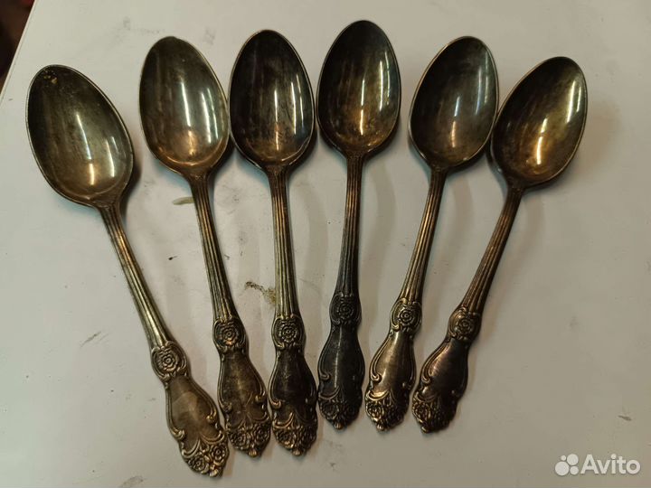 Чайные ложки мельхиор