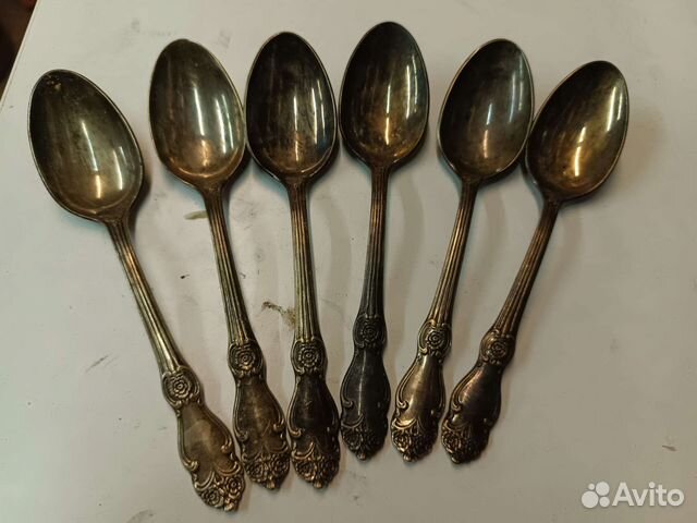 Чайные ложки мельхиор