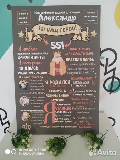 Картина печать на холсте