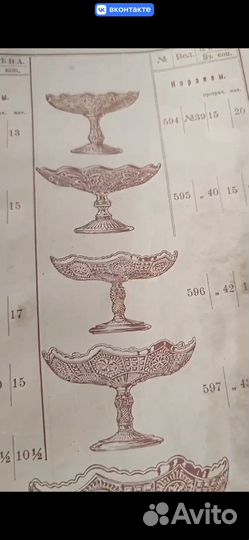 Ваза для фруктов на ножке /фруктовница