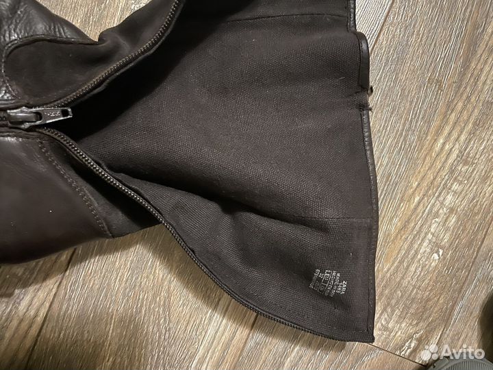 Сапоги zara 32 кожа