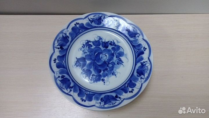 Тарелка Гжель