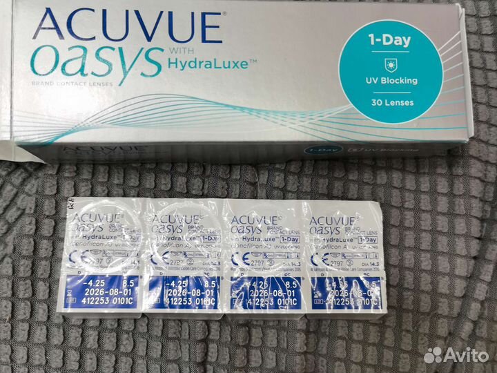 Линзы контактные acuvue oasys 1 day