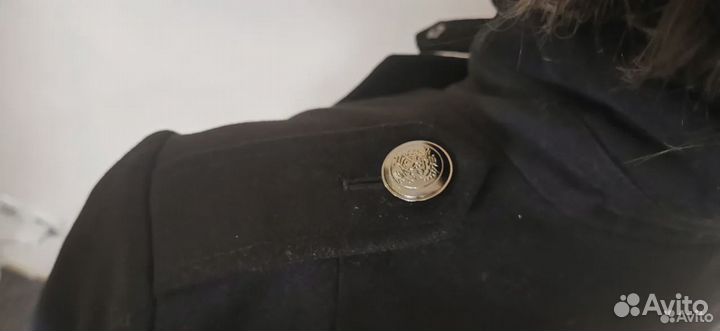 Чёрное женское пальто George