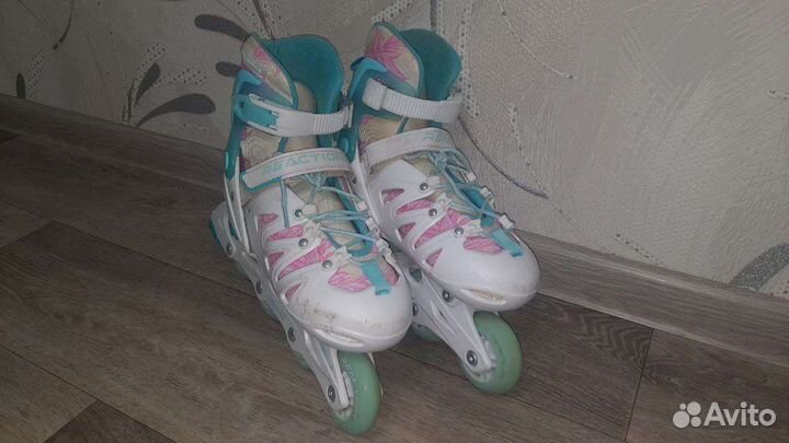 Роликовые коньки 38-41 + защита