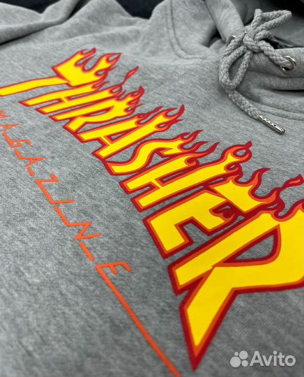 Худи Thrasher Flame Logo, M-XL, в наличии