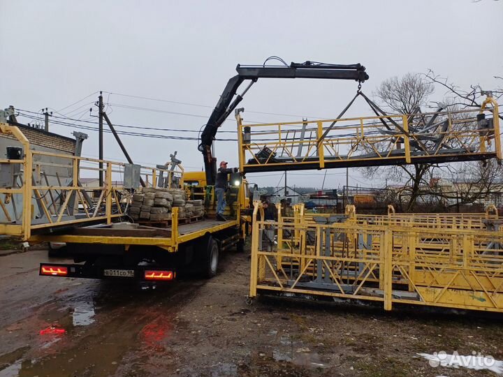 Аренда и услуги манипулятора, стрела 3 т, 7 м, борт 6 т, 5.2 м