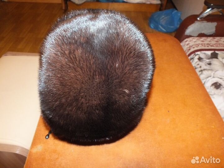 Шапка норковая с ушками