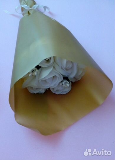 Букеты из мыльных роз