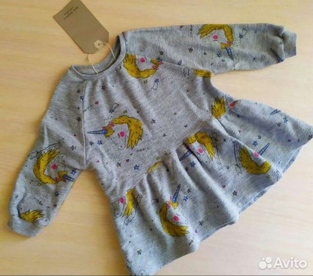 Новое платье для девочки Zara(74-80)