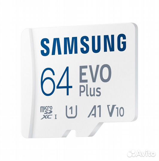 Карта памяти Samsung Evo Plus 64GB microsdxc clas