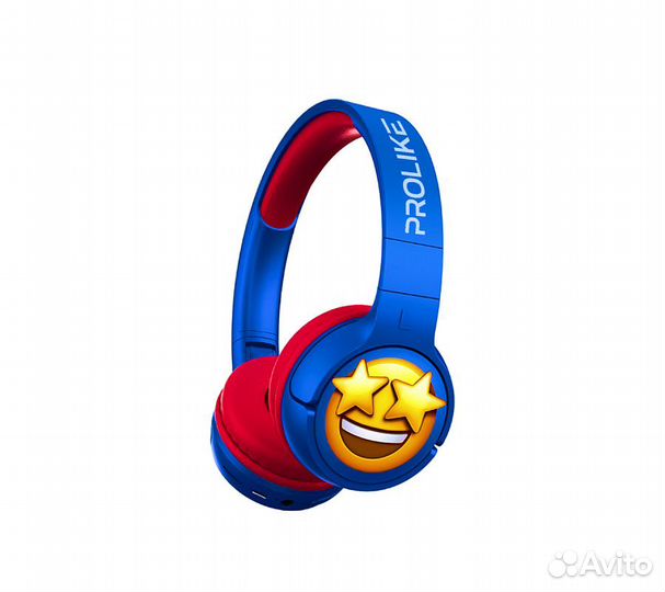 Наушники Prolike беспроводные детские, синий