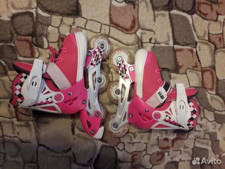 Роликовые коньки детские раздвижные