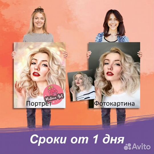 Портрет по фото на заказ