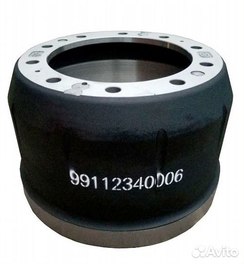 Барабан тормозной задний (H-285mm) howo