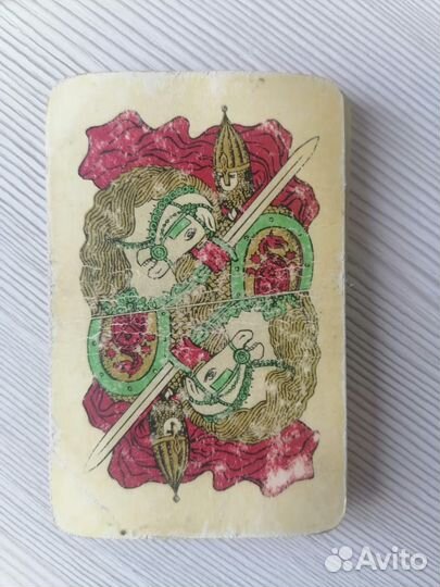 Карты игральные атласные винтаж