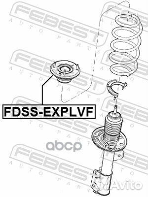 Опора переднего амортизатора fdssexplvf Febest