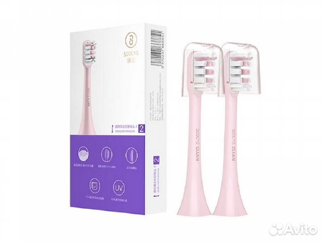 Сменные насадки для Xiaomi Soocas X3U/X5, розовые