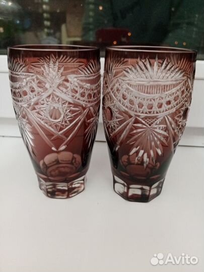 Бокалы марганцевые СССР