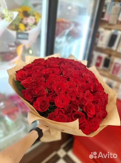 Букет роз 101 роза с доставкой