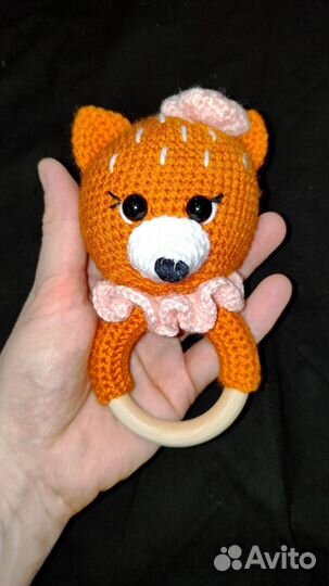 Вязаные погремушки грызунки