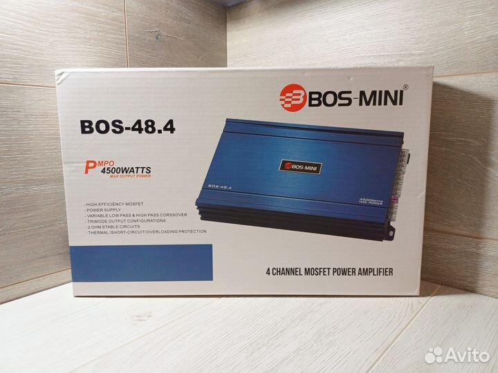 Новый Автомобильный усилитель звука Bos mini 4500w