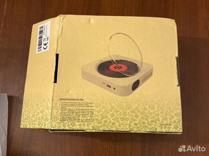 Cd плеер портативный Bluetuoth динамик