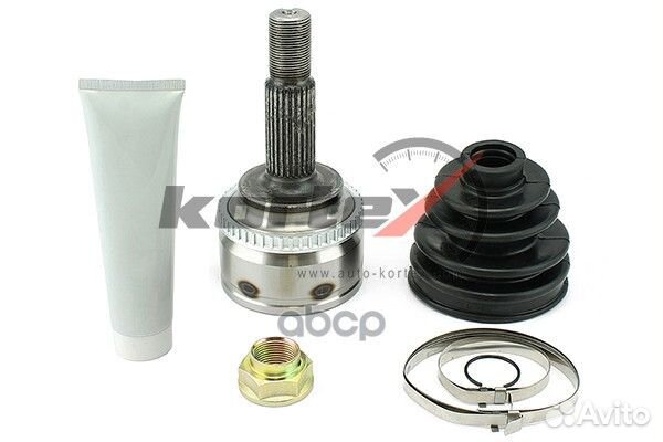 Шрус toyota corolla 02- с ABS нар. KVJ058 kortex