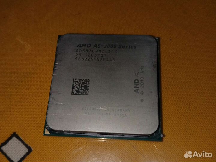 Процессор AMD A8-3800 Series